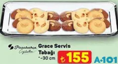 PAŞABAHÇE GRACE SERVİS TABAĞI 30 CM
